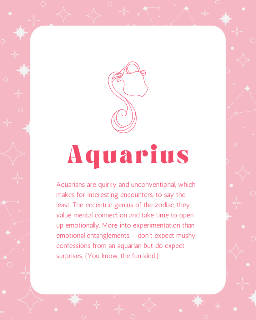 Aquarius Sex Zodiac Sign