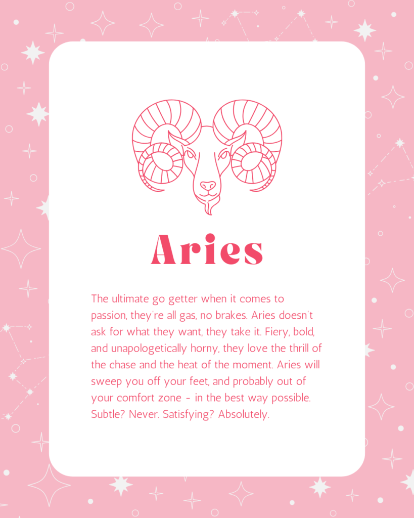 Aries Sex Zodiac Sign