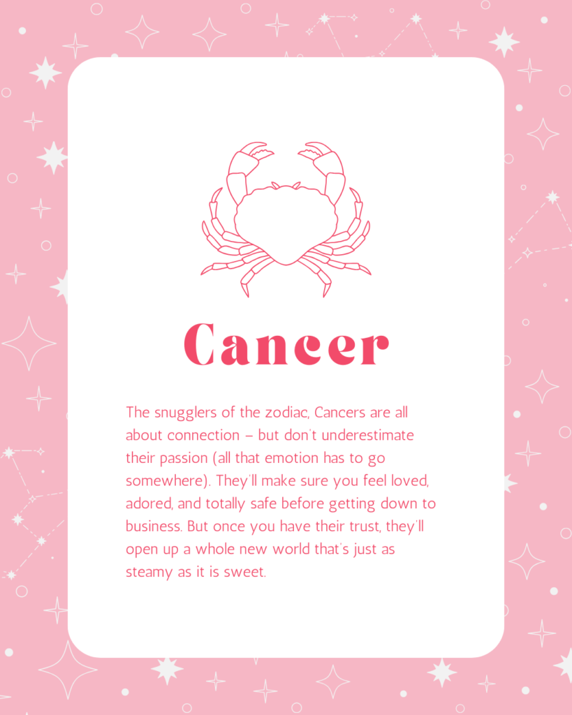 Cancer Sex Zodiac Sign