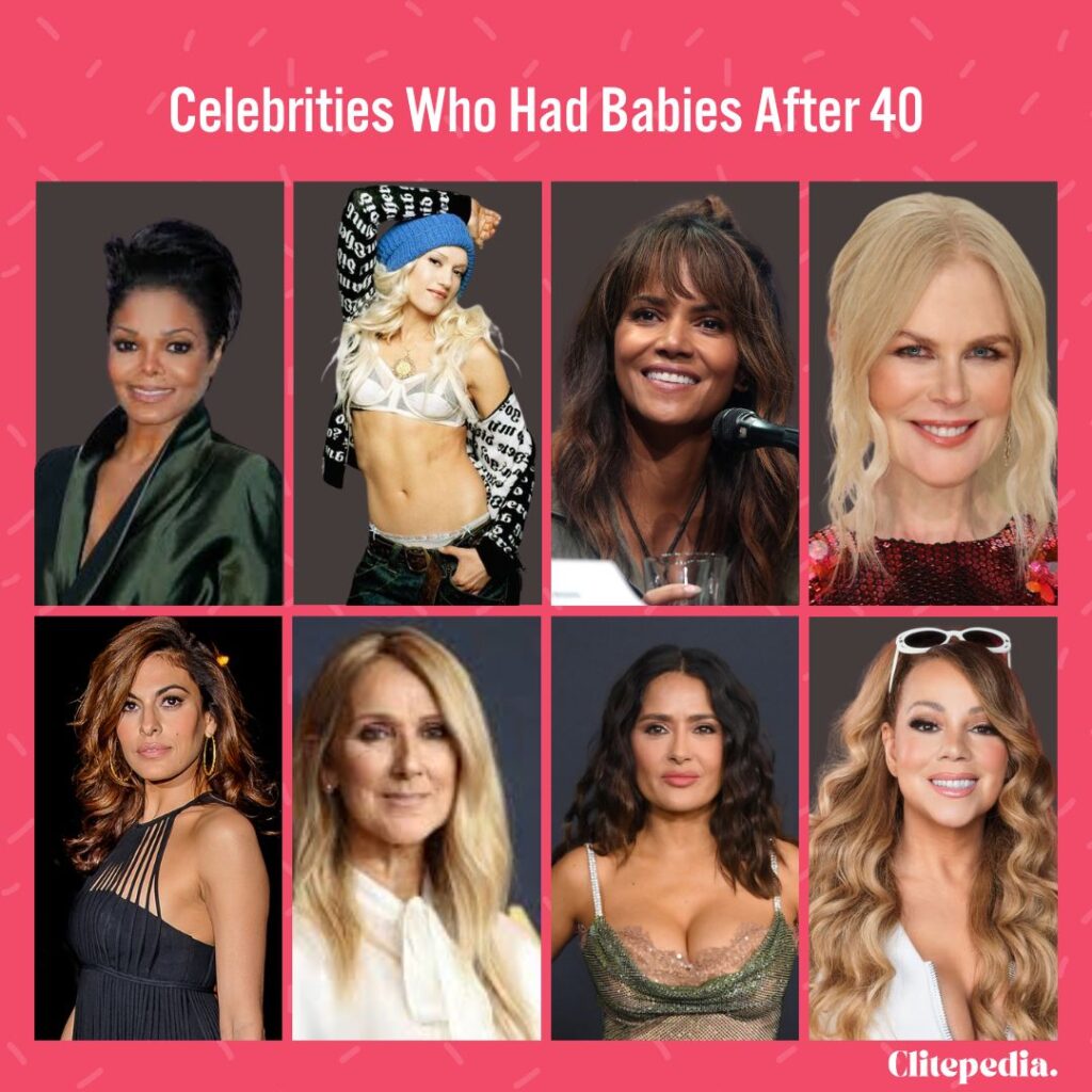 Celebrities Who Had babies After 40