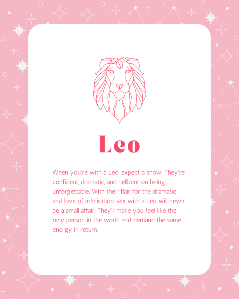 Leo Sex Zodiac Sign