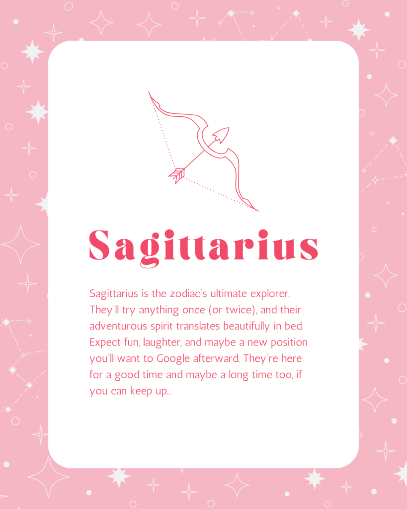 Sagittarius Sex Zodiac Sign