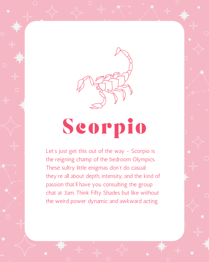 Scorpio Sex Zodiac Sign